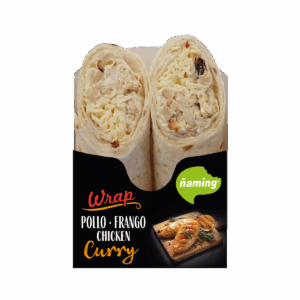 Wrap de Pollo Al Curry