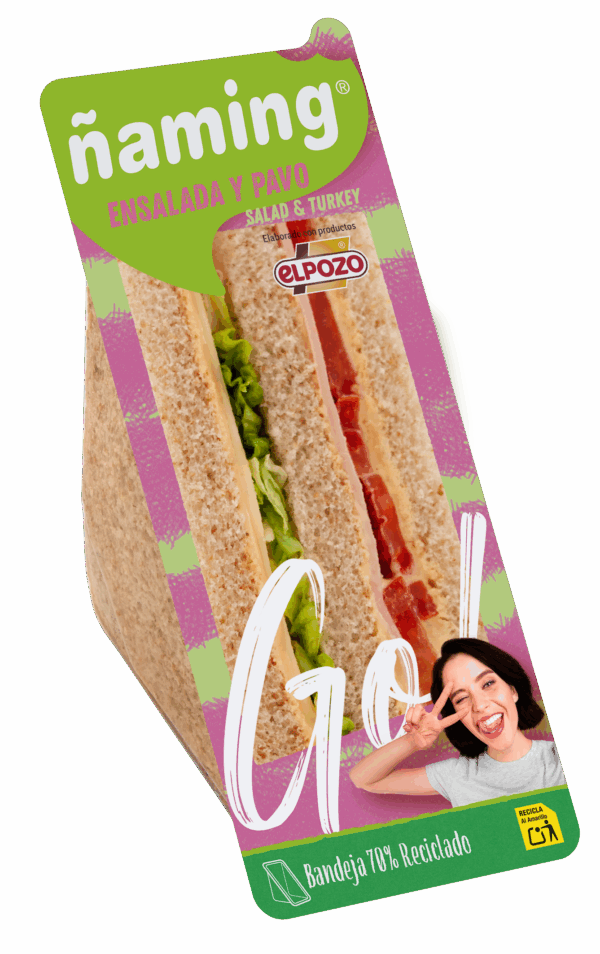 Sándwich Go! Pavo Ensalada Integral