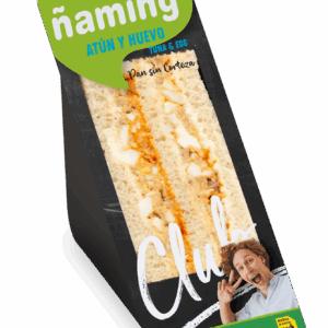 Sándwich Club Atún y Huevo