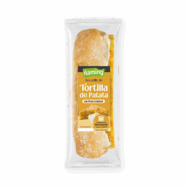Bocadillo en Pan Cristal de Tortilla de Patata