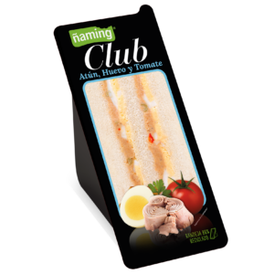 Sándwich Club Atún y Huevo