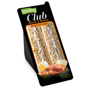 Sándwich Club Bacon y Huevo