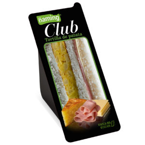 Sándwich Club Tortilla de Patata