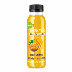 Smoothie mango, naranja, manzana y maracuyá
