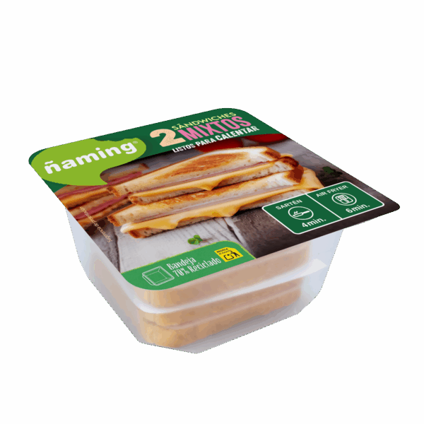 Pack de 2 Sándwiches Mixtos Listos para Calentar
