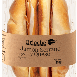 Brioche de Jamón Serrano y Queso