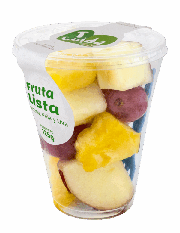 Fruta lista - Manzana, Piña y Uva