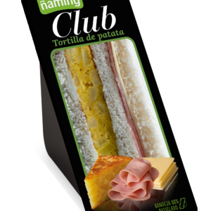 Sándwich Club Tortilla de Patata