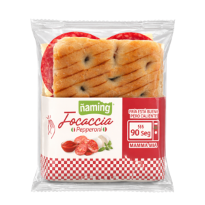 Focaccia de Pepperoni